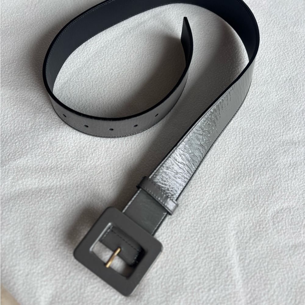 Yves Saint Laurent Patent Buckle Belt - Picture 6 of 8